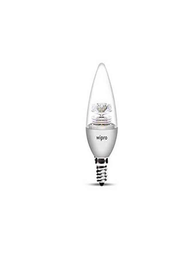 مصباح LED شفاف من ويبرو جارنيت، 5 واط، قاعدة E14 | أبيض دافئ (2700 كلفن) | عبوة من 6 مصابيح | عدسات شفافة لتأثير متلألئ | مصباح LED فتيل للمنزل، المكتب، الثريا، غطاء المصباح الزخرفي